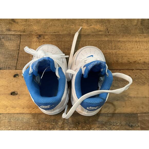 Size 3C - DV1342-101 Nike Air Force 1 Low White/Light Blue - Ships Free! - Picture 6 of 6